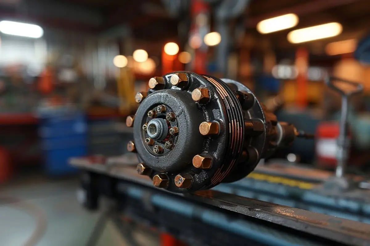 Main gantée retirant une bobine d’allumage dans le compartiment moteur d’une Clio 2 essence