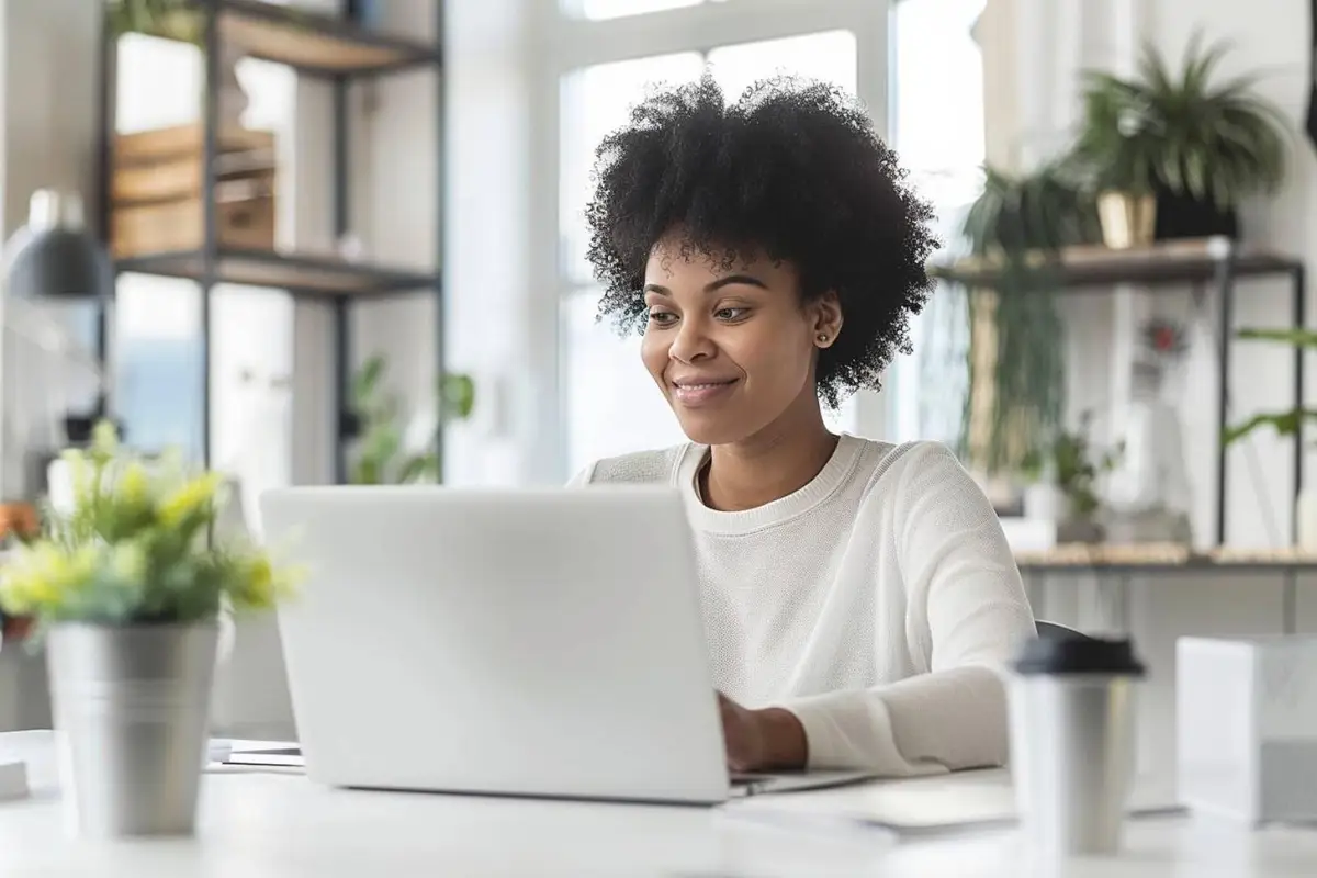 Routeur Wi-Fi bien placé dans un logement, avec ordinateur relié en Ethernet pour diagnostiquer la connexion