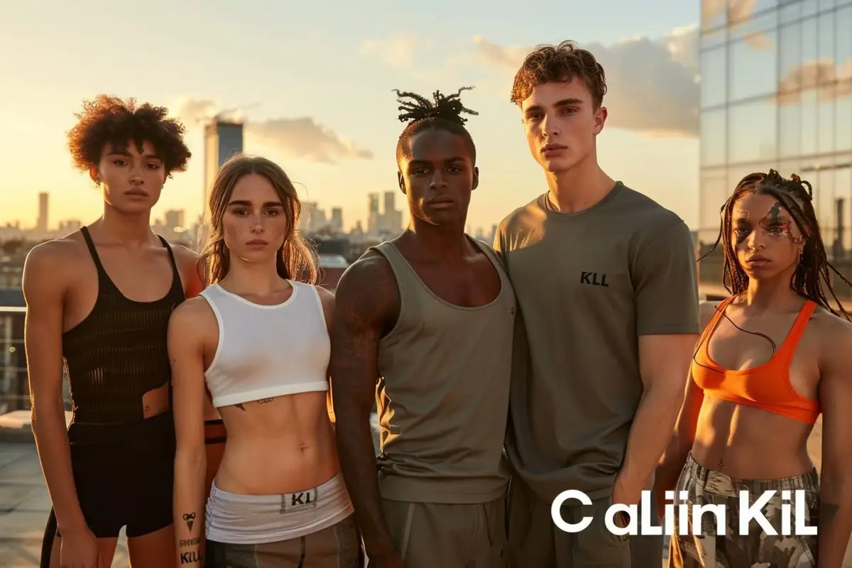 Brassière et sous-vêtements minimalistes pliés près d’un mètre ruban, pour illustrer le choix de lingerie