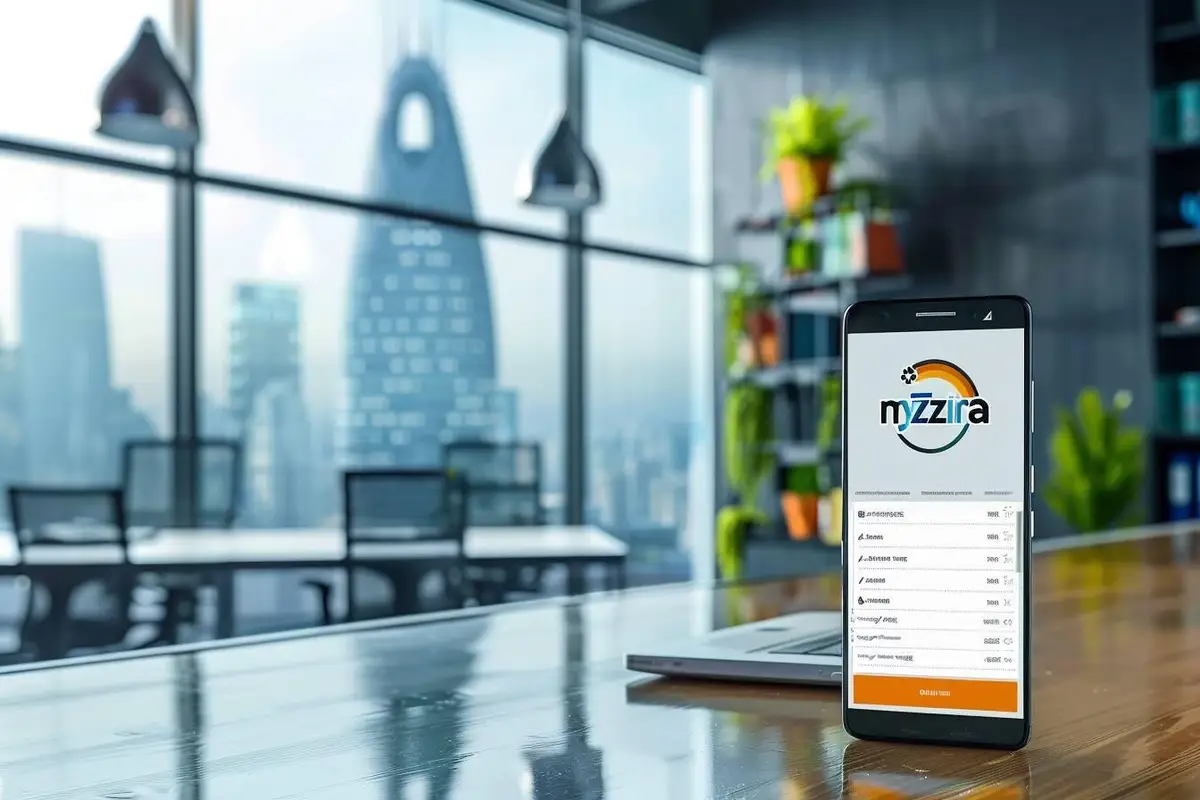 Ordinateur portable et smartphone affichant une messagerie et un calendrier professionnels sur un bureau lumineux