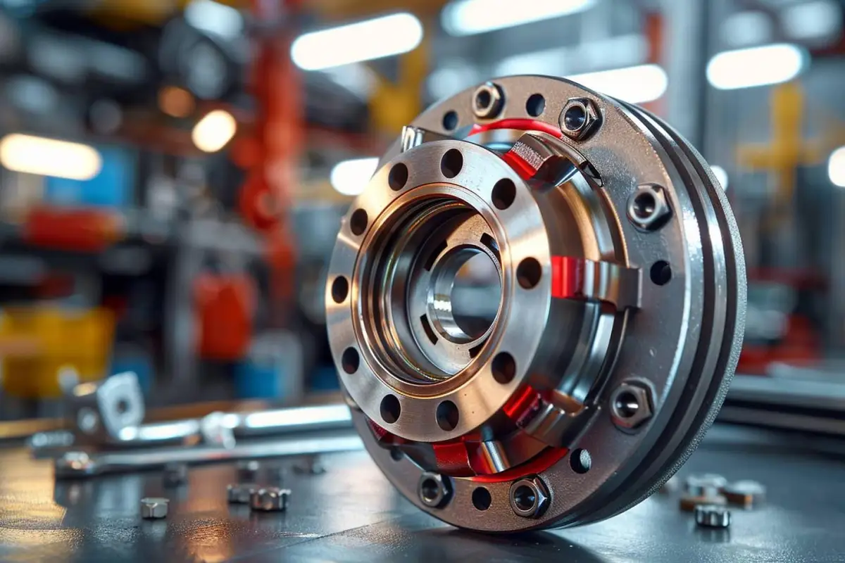 Mécanicien inspectant la commande hydraulique près de la pédale d’embrayage d’une Clio 3 dans un garage