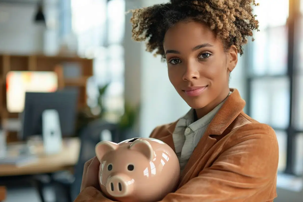 Mains organisant relevés bancaires, calculatrice et budget mensuel pour sortir d’un cycle de dettes